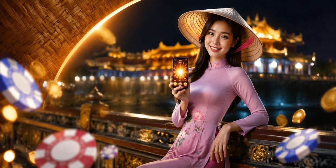 Người dùng tại Huế đăng nhập tài khoản giải trí trên điện thoại