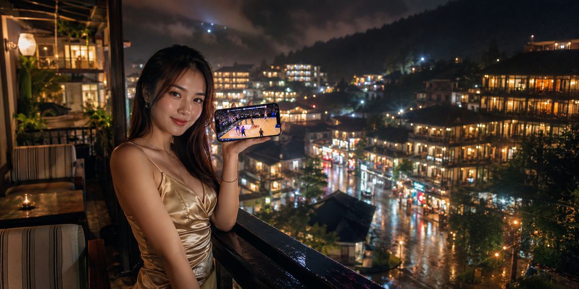 Bối cảnh bóng rổ tại Sa Pa gợi ý cách theo dõi kèo thể thao trên di động